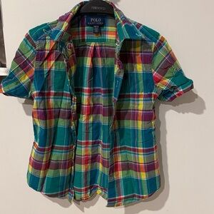 Polo by Ralph Lauren Kids Vibrant Plaid Button-Down Shirt